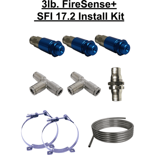 SPA Technique  FireSense+ 3lb Mechanical Fire Suppression System SFI 17.2 Certified